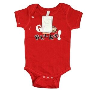 Collegiate Boys Red | Bucks Onesie size: 18 Months